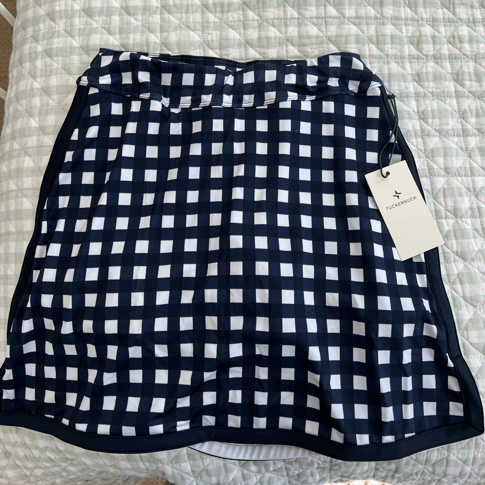 Tuckernuck Gingham Tennis Skirt